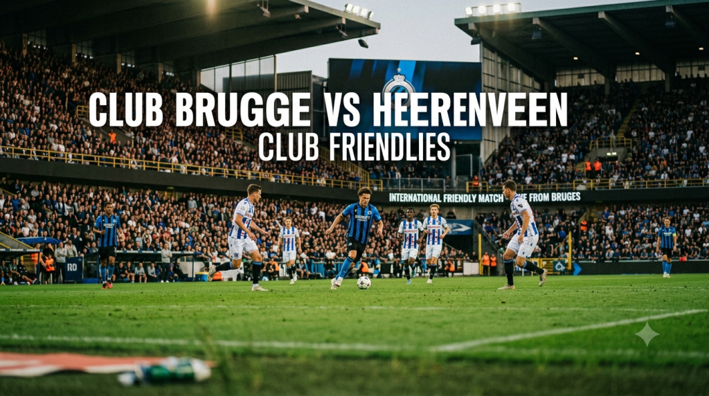 Club Brugge vs Heerenveen Club Friendlies Pukul 00.00 WIB: Saksikan Streaming Eksklusif Bersama Jalalive Malam Ini
