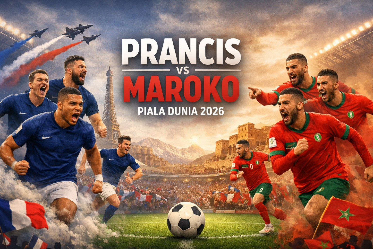 Jalalive Membawa Streaming Prancis vs Maroko Piala Dunia 2026 Dini Hari Ini Pukul 03.00 WIB Lebih Praktis untuk Menikmati Duel Kelas Dunia