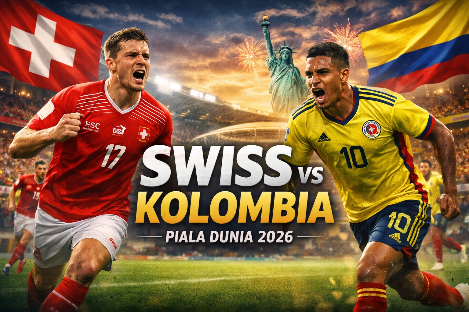 Jalalive Menjadi Pilihan Streaming Swiss vs Kolombia Piala Dunia 2026 Dini Hari Ini Pukul 03.00 WIB – Duel Penting Menuju Jalur Perempat Final