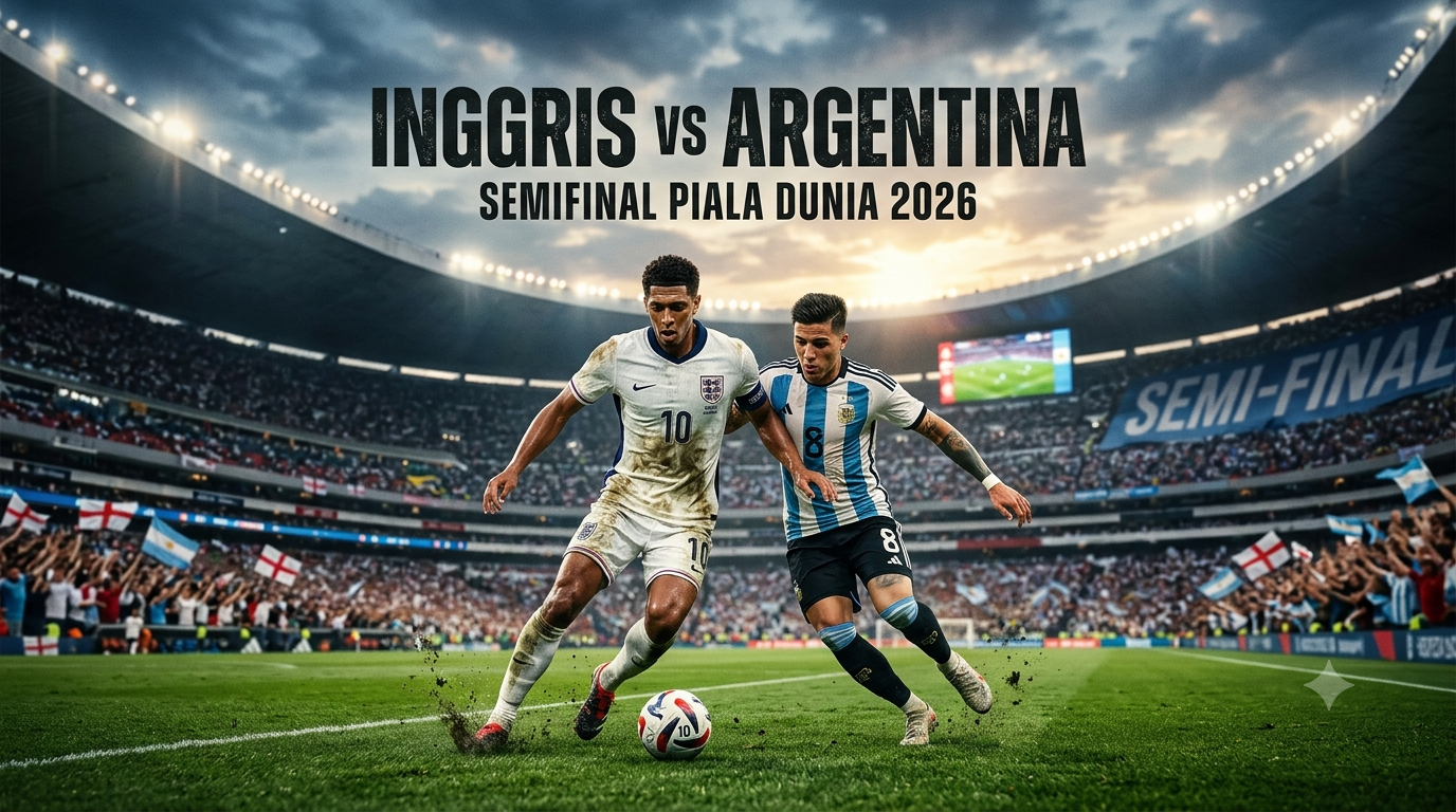 Jalalive Streaming Inggris vs Argentina Semifinal Piala Dunia 2026- Pertemuan Dua Tim Favorit yang Siap Menghibur Pecinta Sepak Bola Dunia