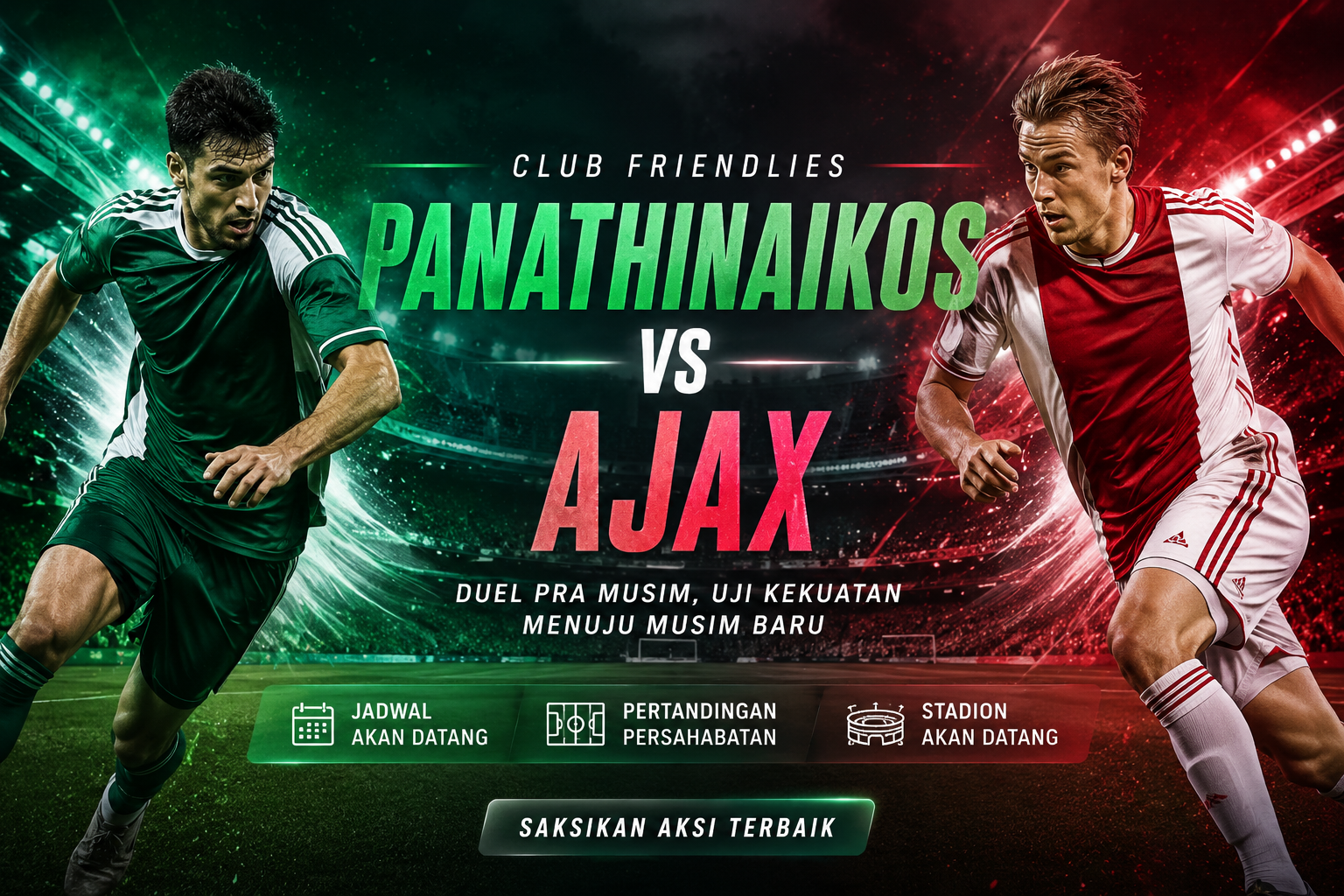 Panathinaikos dan Ajax Kembali Bertemu di Laga Uji Coba – Pembahasan Menarik Tersedia di Jalalive