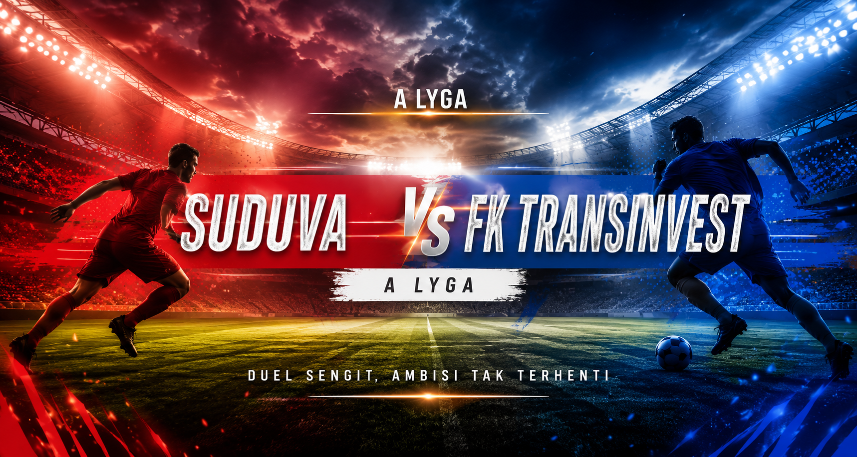 Persaingan A Lyga Semakin Memanas Lewat Laga Suduva vs FK Transinvest Malam Ini, Kupas Tuntas di Jalalive