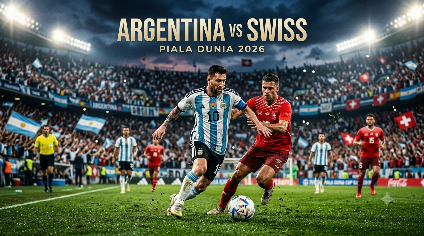 Streaming Berkualitas Argentina vs Swiss Besok Pagi Pukul 08.00 WIB Hadir Eksklusif Bersama Jalalive