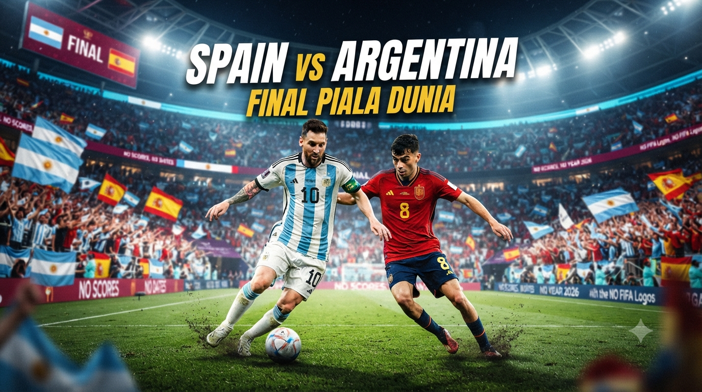 Streaming Spanyol vs Argentina Final Piala Dunia 2026 Dini Hari Ini Pukul 02.00 WIB – Jalalive Sajikan Pertandingan Super Big Match